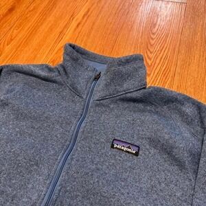 Patagonia Men's Better Sweater Half Zip Blue Pullover Hiking Outdoors Size XL